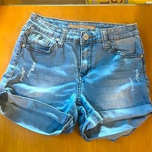 Girls Joe's Jeans lightweight denim shorts